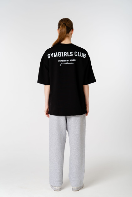 Футболка "GYM GIRLS" WHITE