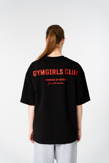 Футболка "GYM GIRLS" RED